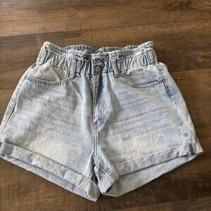 Kancan Shorts Denim Large Elastic Waist
